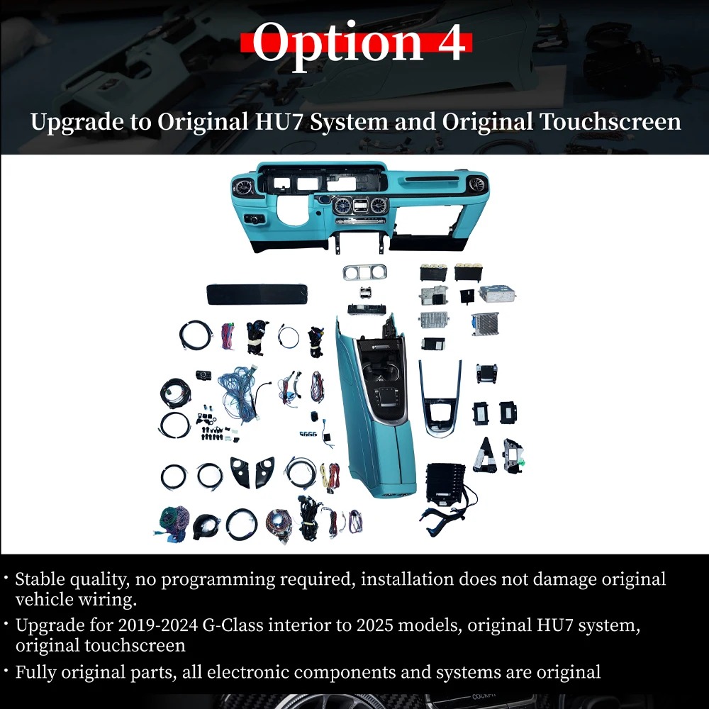 W464 Upgrade to W465 Interior Body Kit Solutions W465 Center Console Dashboard Central Touch Pad Interior Auto Parts Options